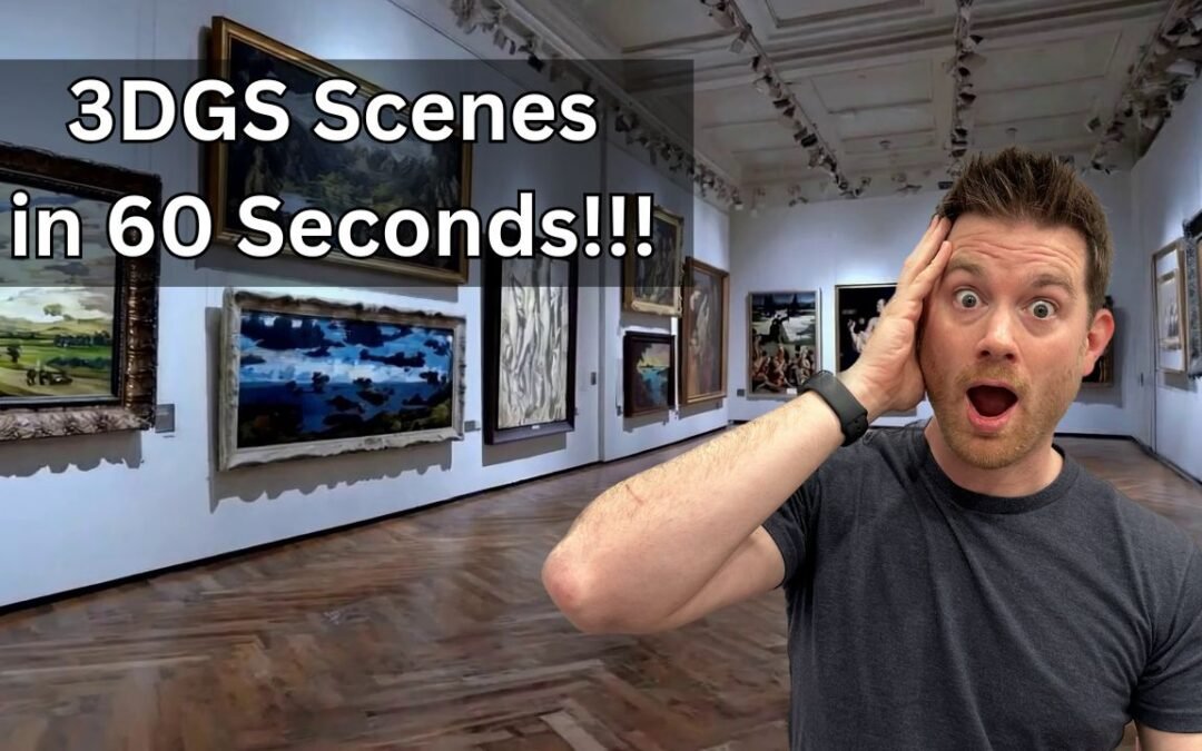 How to make 3D Gaussian Splats in Under 60 Seconds!